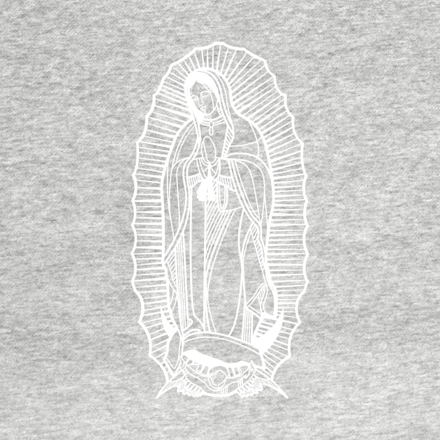 Digital illustration of Our Lady of Guadalupe by bernardojbp